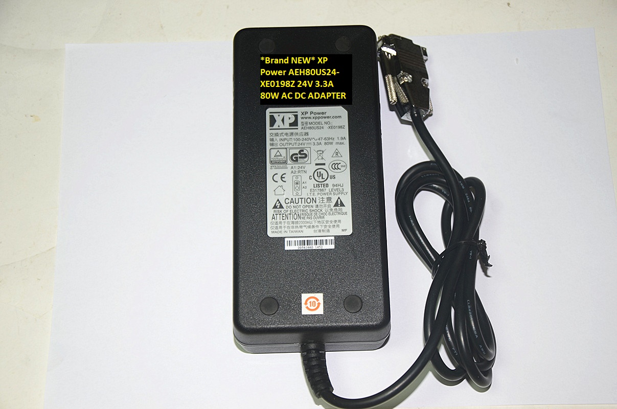 *Brand NEW* XP Power 24V 3.3A AC DC ADAPTER AEH80US24-XE0198Z AC100-240V 80W